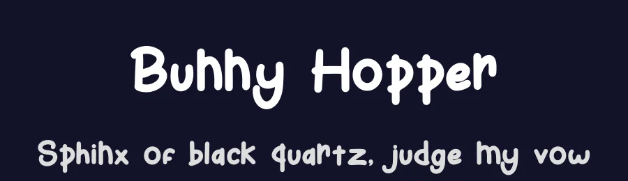 Bunny Hopper by Attype Studio — Decorative Font — thumbnail 2