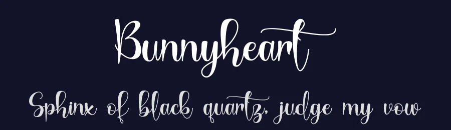 Bunnyheart by Letterafa Studio — Script Handwritten Font — thumbnail 2