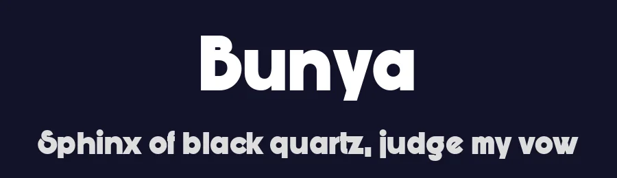 Bunya by Måns Grebäck — Sans Serif Font — thumbnail 2