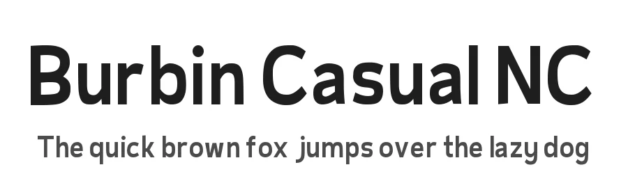 Burbin Casual NC by Jayvee Enaguas — Decorative Font