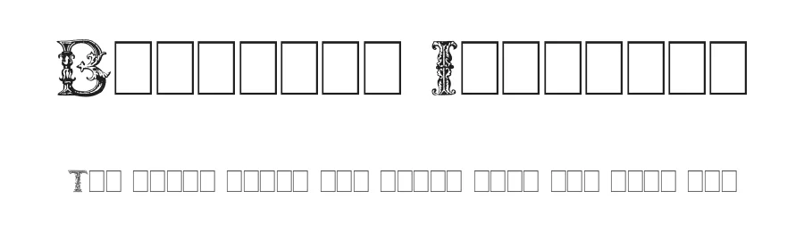 Burgoyne Initials