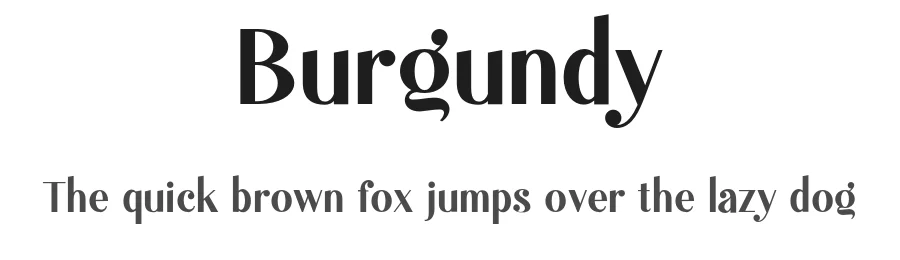 Burgundy by Saridezra — Sans Serif Font