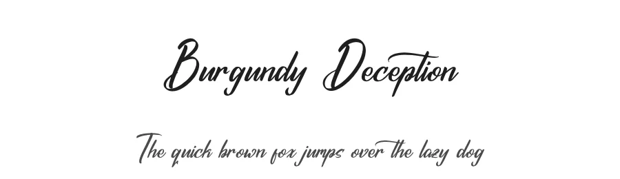 Burgundy Deception