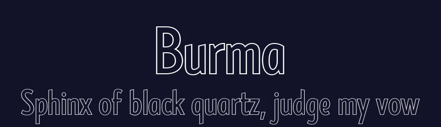 Burma by Runsell Studio — Sans Serif Font — thumbnail 2