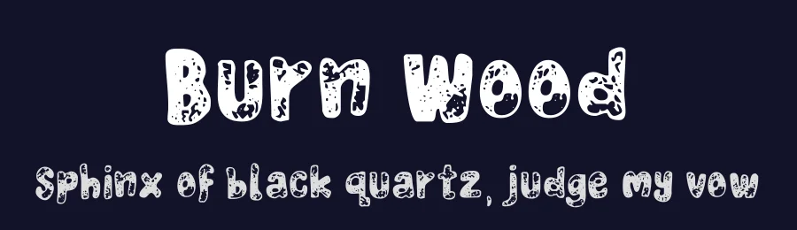 Burn Wood by Lettersiro Studio — Decorative Font — thumbnail 2