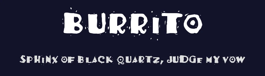 Burrito — Decorative Font — thumbnail 2