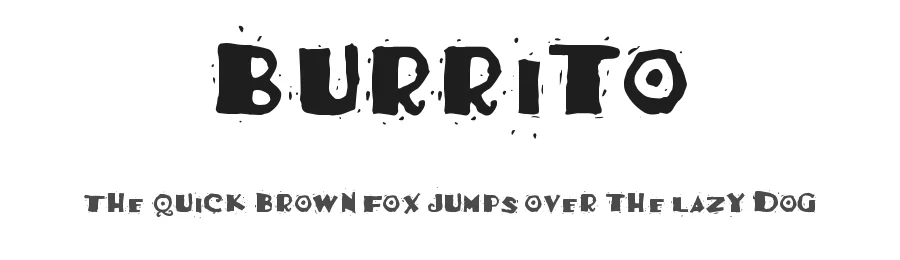 Burrito — Decorative Font