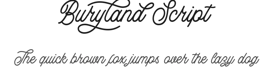 Buryland Script