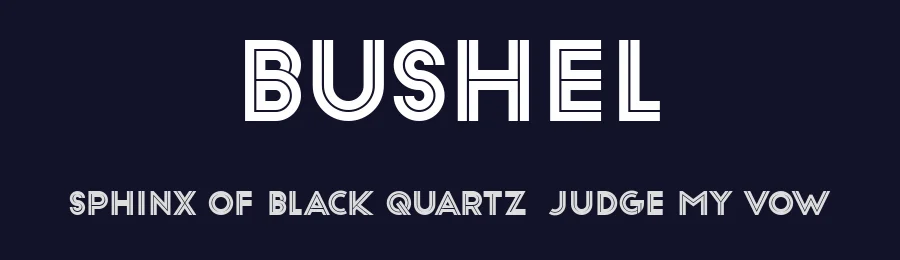Bushel by Vladimir Nikolic — Decorative Font — thumbnail 2