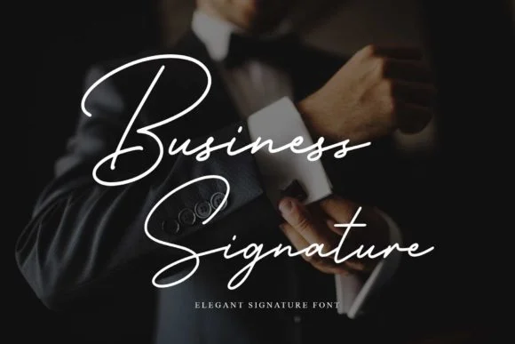 Business Signature Font by Sigit Dwipa by Sigit Dwipa — Script Handwritten Font
