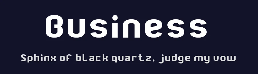 Business by weknow — Sans Serif Font — thumbnail 2