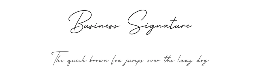 Business Signature