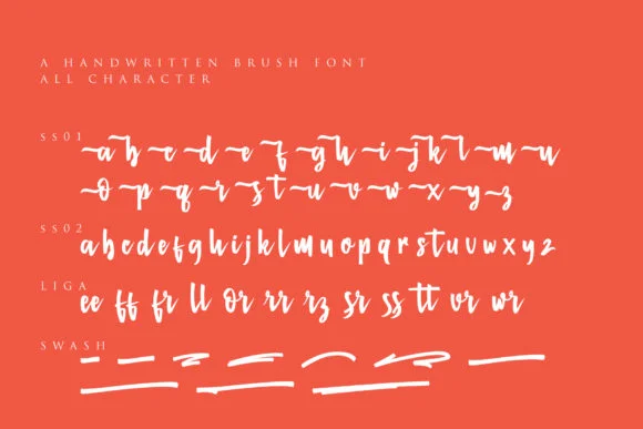 Busingen Am Hochrhein Font by Atjcloth Studio — Script Handwritten Font — thumbnail 7