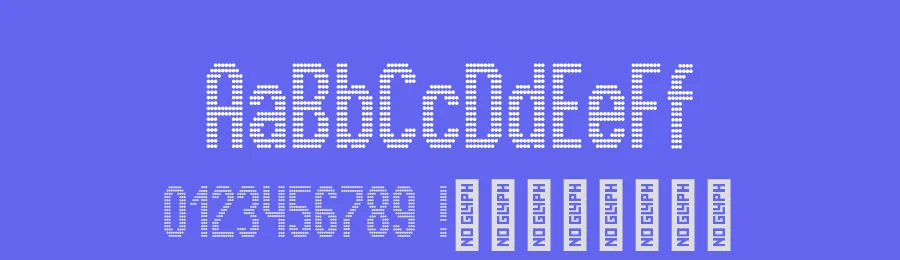 BusMatrix Condensed by Studio Dot by dot — Display Font — thumbnail 3