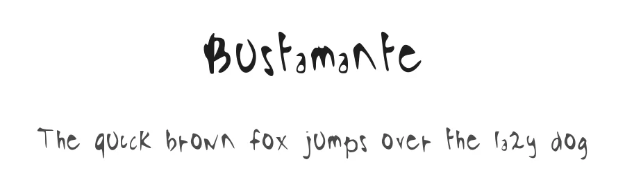 Bustamante by Paolo Bustamante — Decorative Font