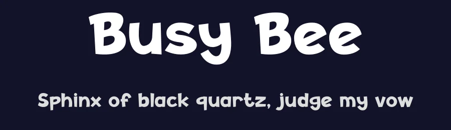 Busy Bee by Modestype Studio — Decorative Font — thumbnail 2
