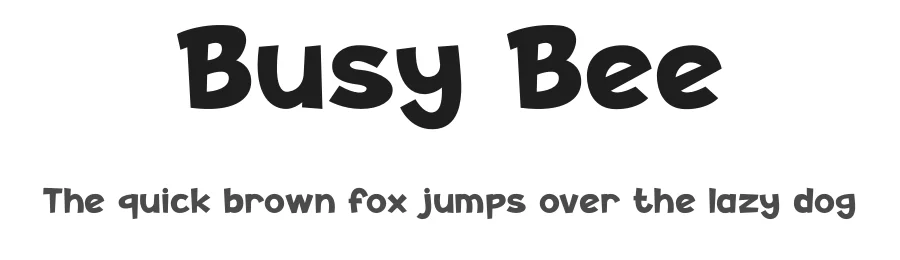 Busy Bee by Modestype Studio โ Decorative Font