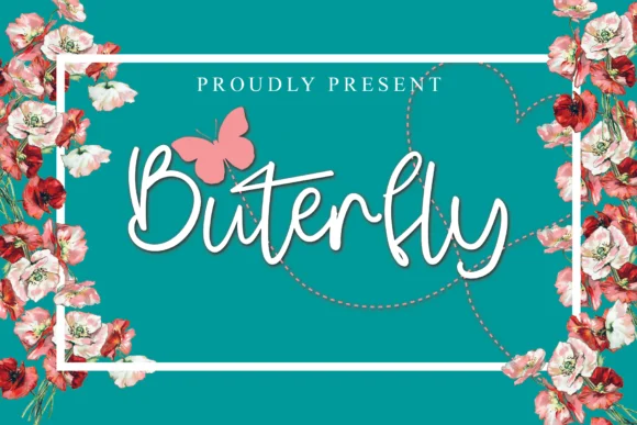 Buterfly Font by erik studio by erik studio — Script Handwritten Font