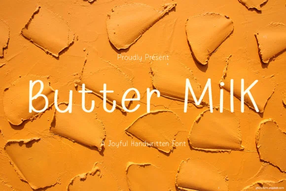 Butter Milk Font by Creassion Studio by Creassion Studio — Script Handwritten Font