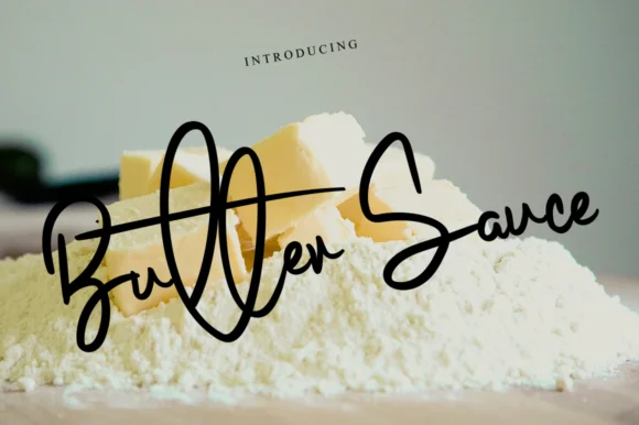 Butter Sauce Font by Garcio — Script Handwritten Font