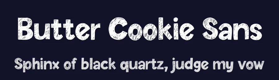 Butter Cookie Sans by Letterflow — Decorative Font — thumbnail 2