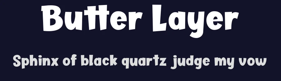 Butter Layer by Lettersiro Studio — Decorative Font — thumbnail 2