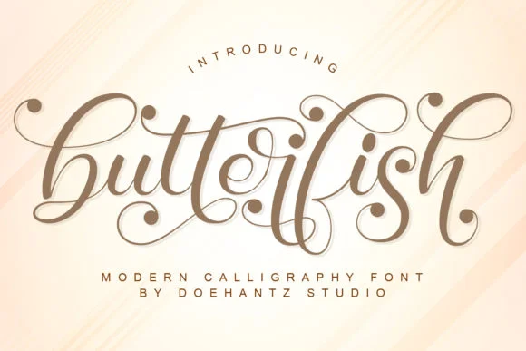 Butterfish Font by Doehantz Studio — Script Handwritten Font