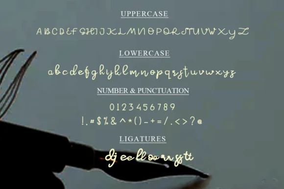 Butterfly Font by Gatra Std by Gatra Std — Script Handwritten Font — thumbnail 4