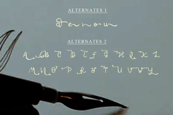 Butterfly Font by Gatra Std by Gatra Std — Script Handwritten Font — thumbnail 5