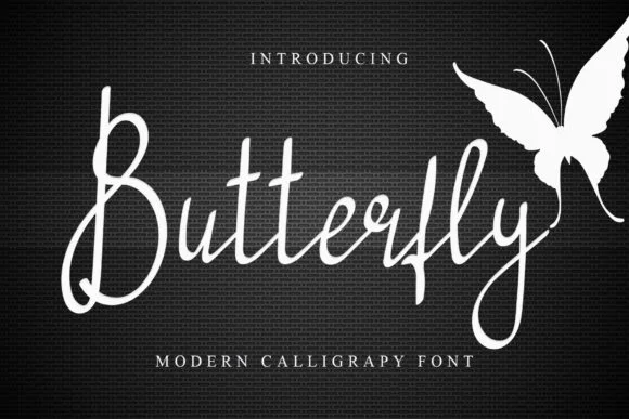 Butterfly Font by GiaLetter by GiaLetter — Script Handwritten Font