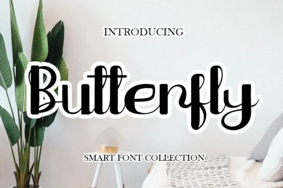 Butterfly Font by shiddiq.art by shiddiq.art — Script Handwritten Font