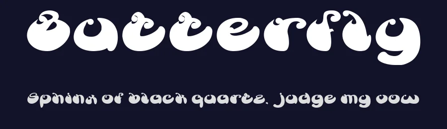 Butterfly by weknow — Decorative Font — thumbnail 2