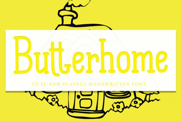 Butterhome Font by GiaLetter — Script Handwritten Font
