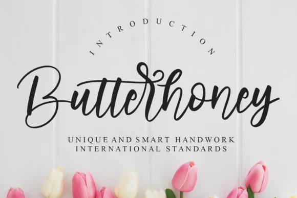Butterhoney Font by Misterletter.co — Script Handwritten Font