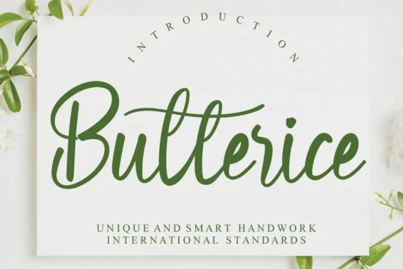 Butterice Font by andikastudio — Script Handwritten Font