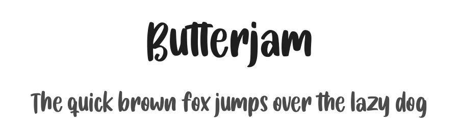 Butterjam by Maulana Creative — Script Handwritten Font