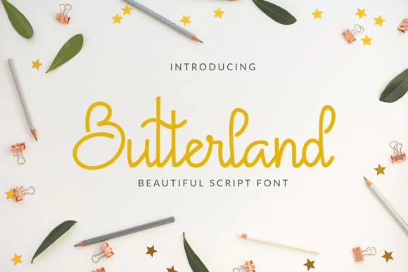 Butterland Font by Subectype — Script Handwritten Font
