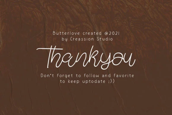 Butterlove Font by Creassion Studio by Creassion Studio — Script Handwritten Font — thumbnail 5
