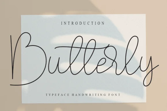 Butterly Font by Creativewhitee by Creativewhitee — Script Handwritten Font