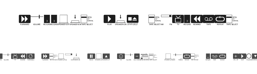 Buttons and Switches by Jeff Levine — Dingbats Font