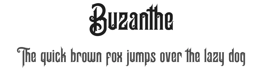 Buzanthe by ilhamtaro — Decorative Font
