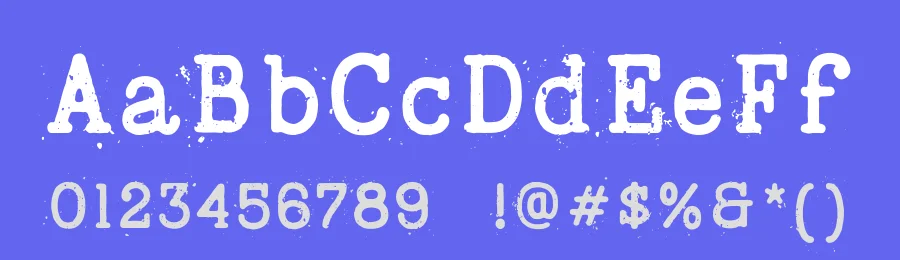 Bygonest Typewriter by Edignwn Type — Decorative Font — thumbnail 3
