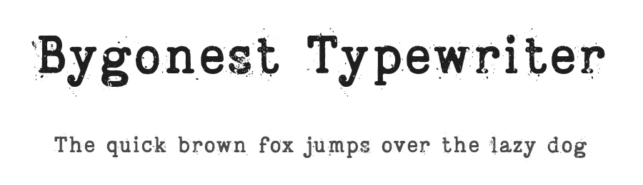 Bygonest Typewriter