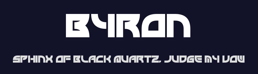 Byron by Chequered Ink — Display Font — thumbnail 2