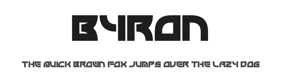 Byron by Chequered Ink — Display Font