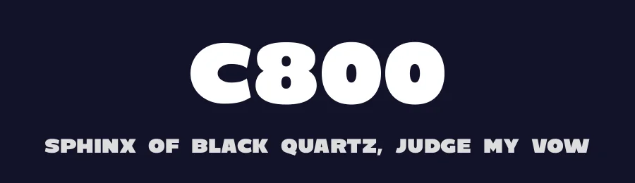 C800 by The Trending Fonts — Sans Serif Font — thumbnail 2