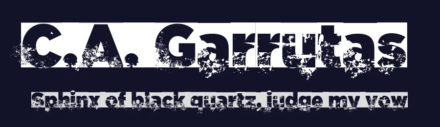 C.A. Garrutas by deFharo — Decorative Font — thumbnail 2