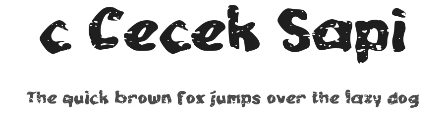 c Cecek Sapi