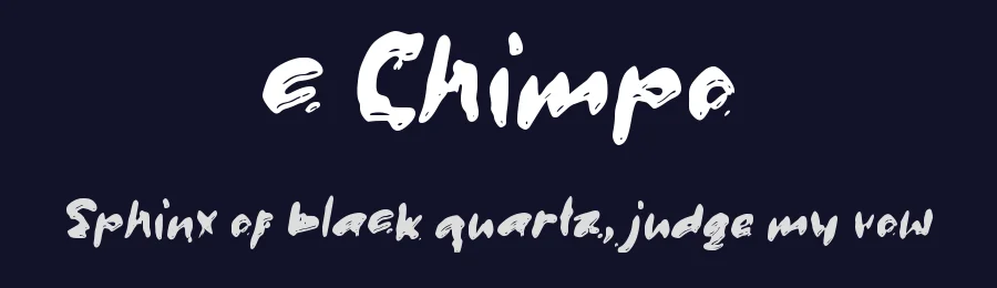 c Chimpo by wepfont.com — Script Handwritten Font — thumbnail 2