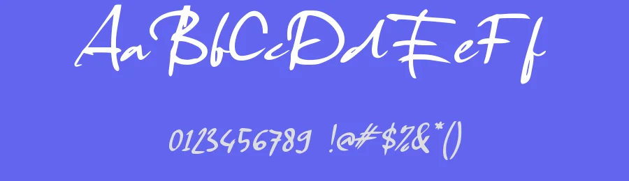 c Citarasa by wepfont.com — Script Handwritten Font — thumbnail 3
